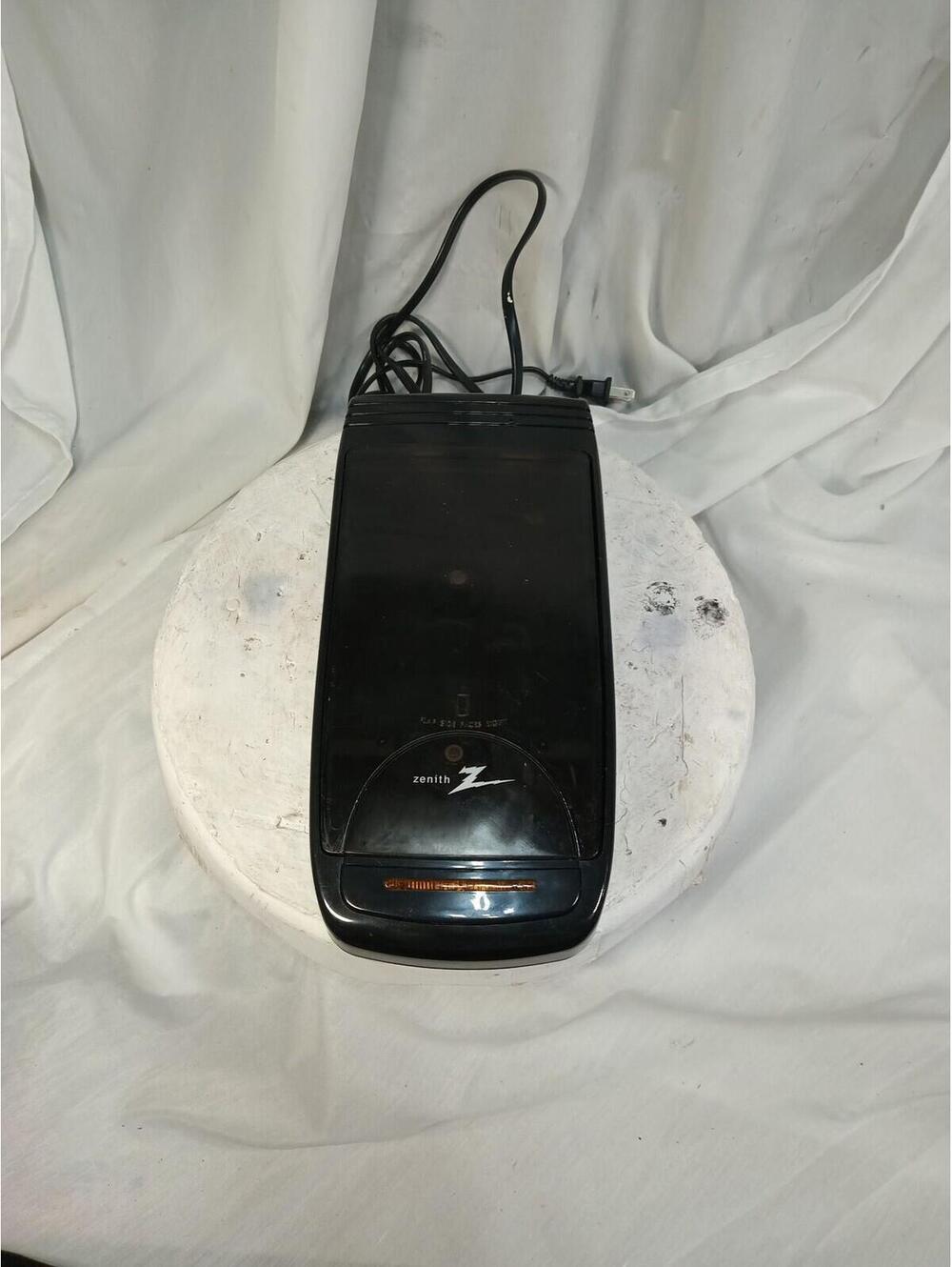 Zenith ZEN901 VHS VCR Cassette Tape Rewinder Single Direction Black Tested Works